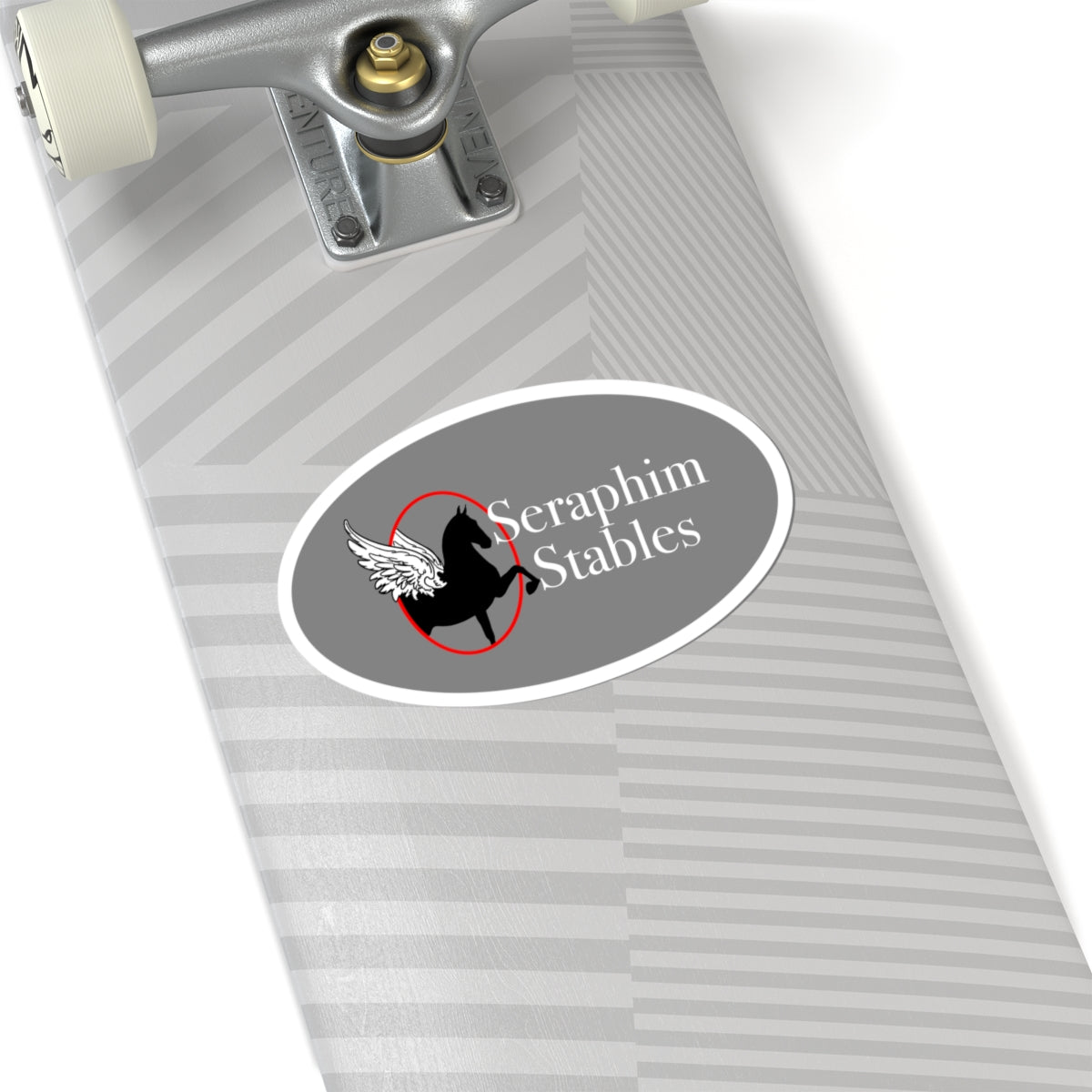 Stickers - 2 sizes, clear or white trim