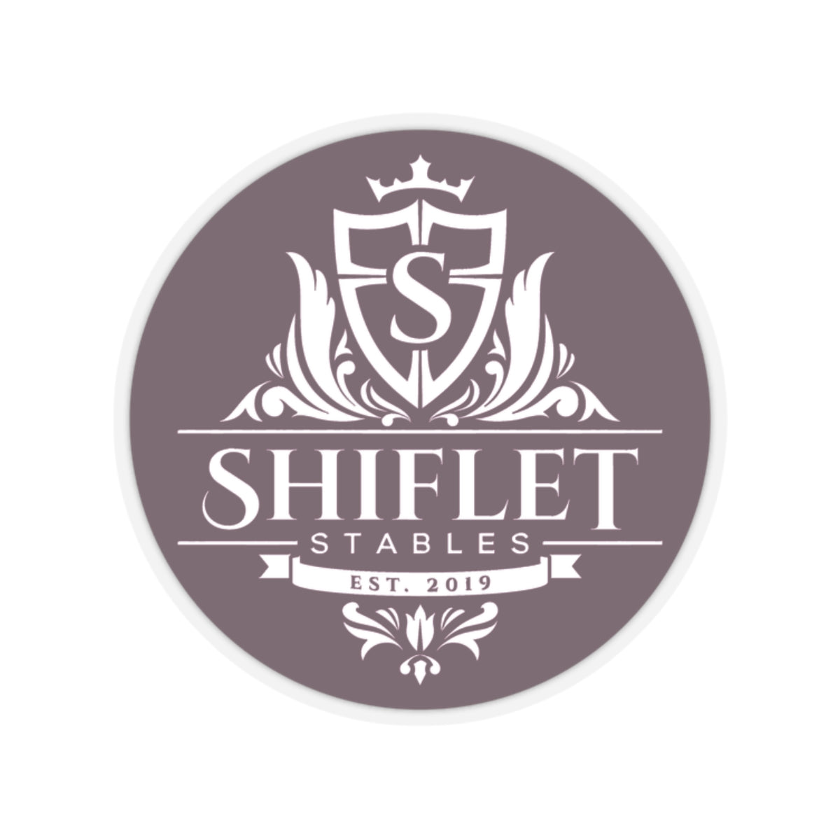 Stickers - 2 sizes, clear or white trim