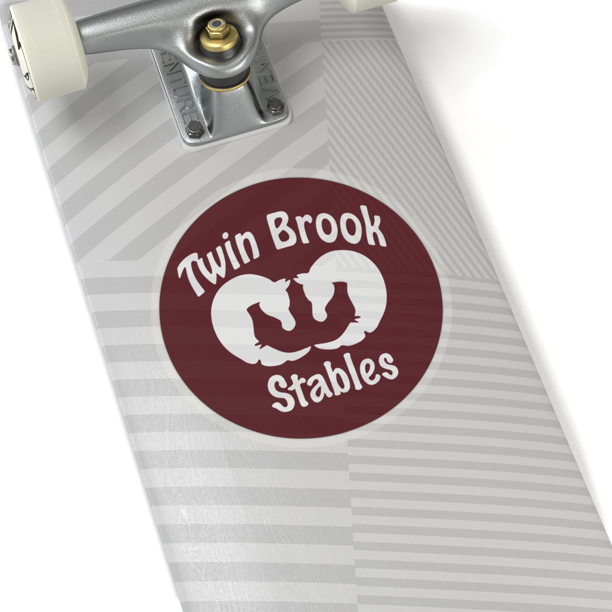 Stickers - 2 sizes, clear or white trim