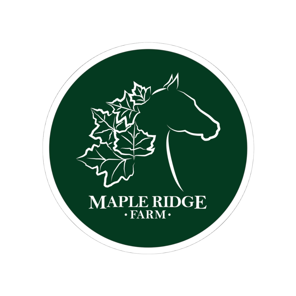 Stickers - 2 sizes, clear or white trim