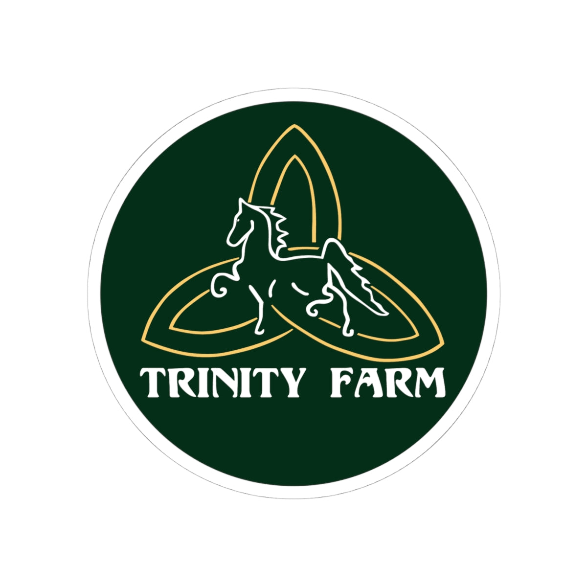 Stickers - 2 sizes, clear or white trim