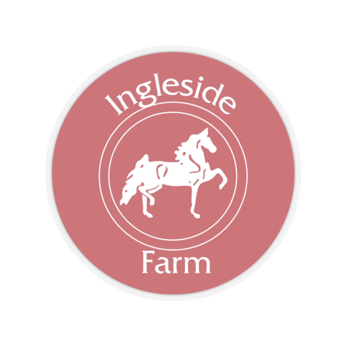 Stickers - 2 sizes, clear or white trim