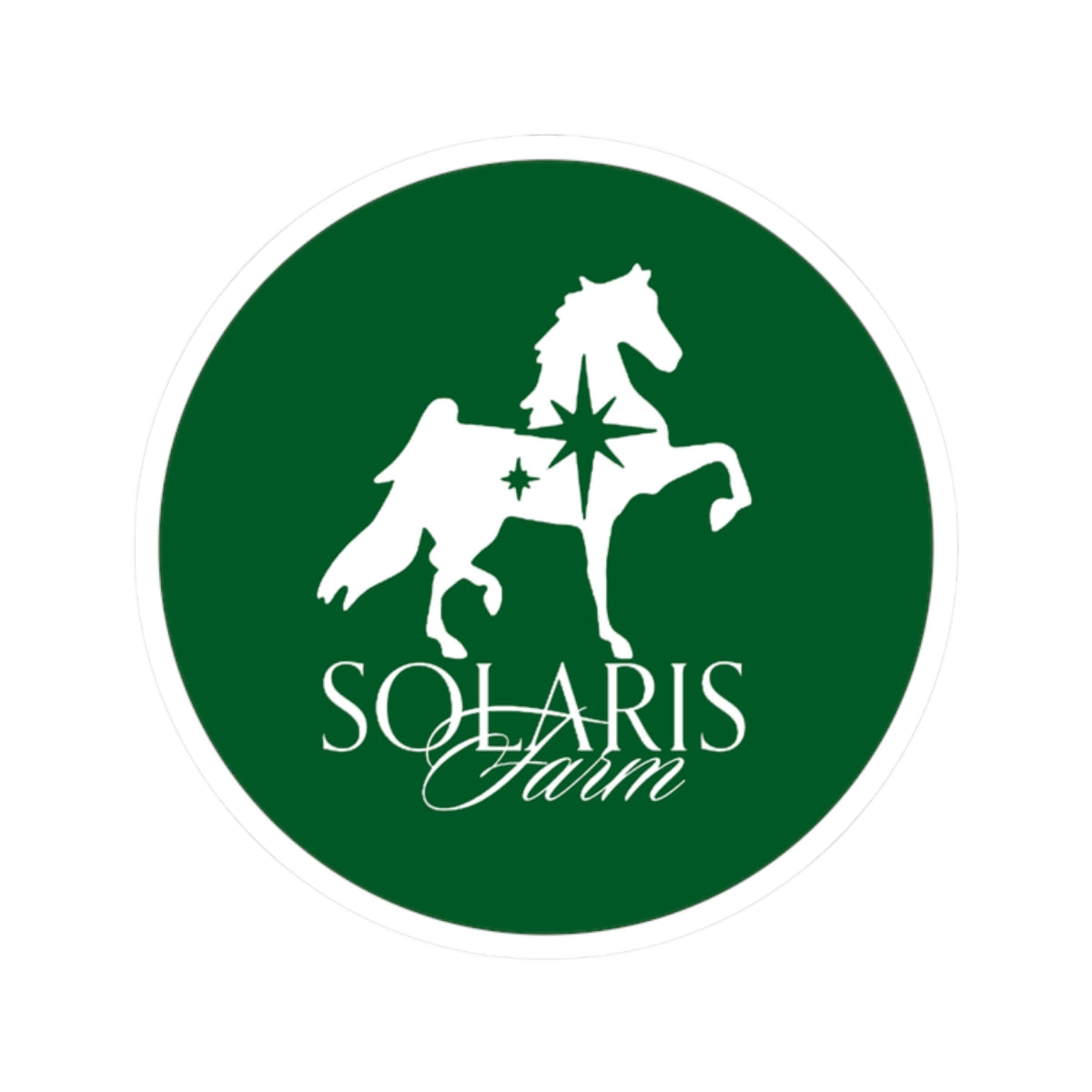 Stickers - 2 sizes, clear or white trim