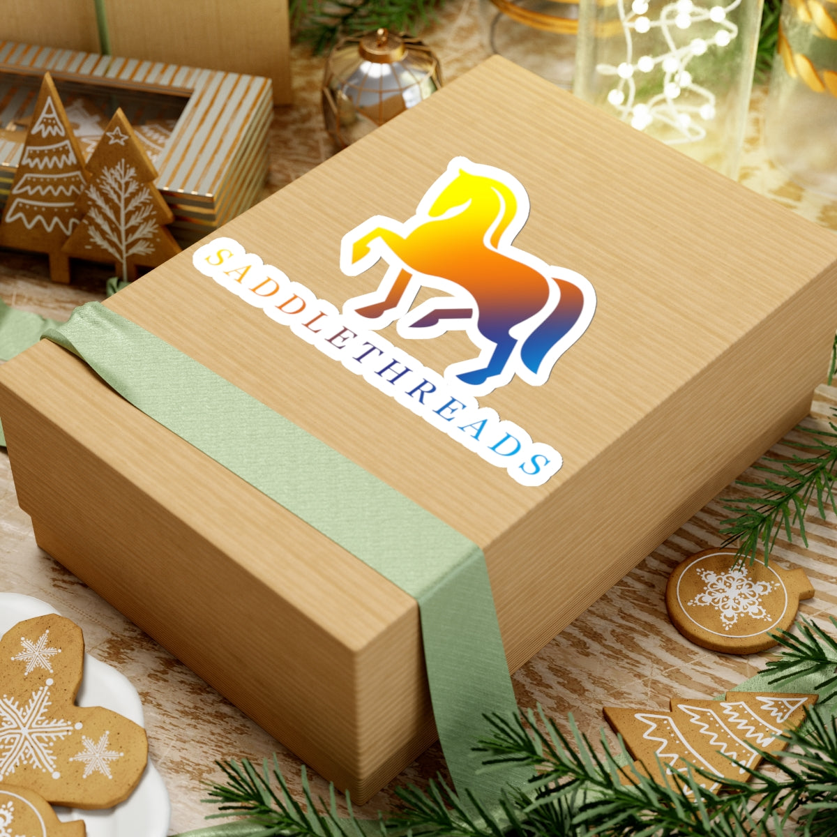 Stickers - 2 sizes, clear or white trim