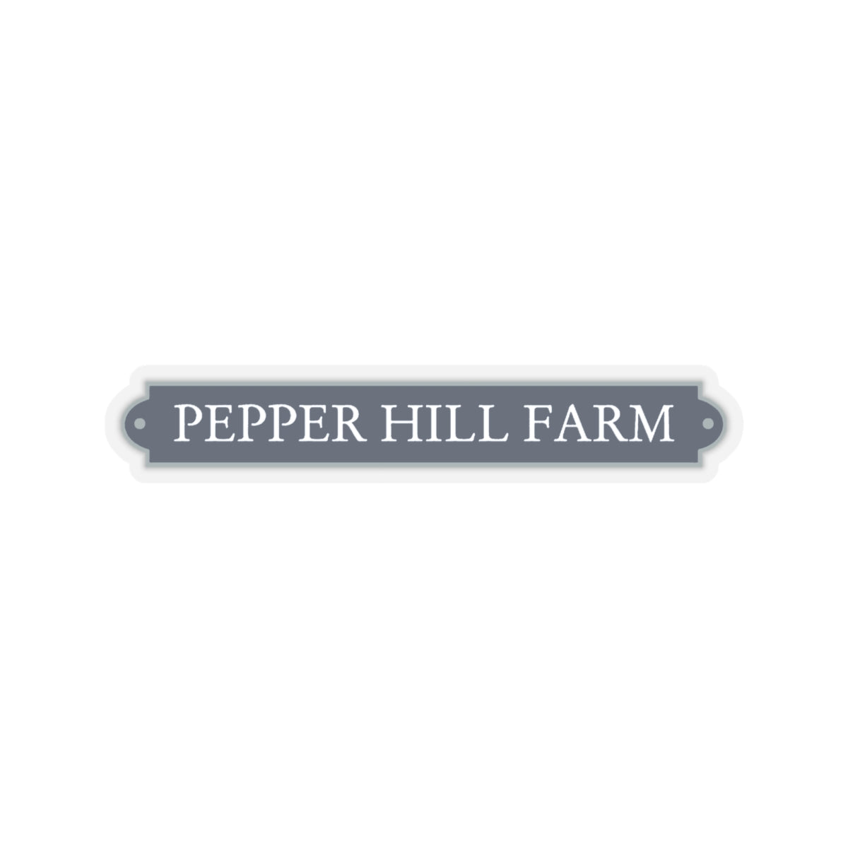 Stickers - 2 sizes, clear or white trim