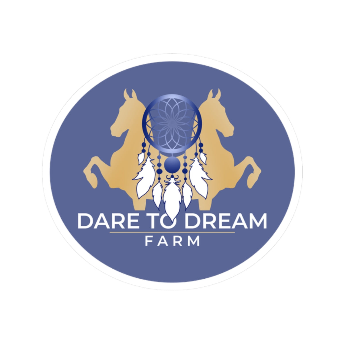 Stickers - 2 sizes, clear or white trim