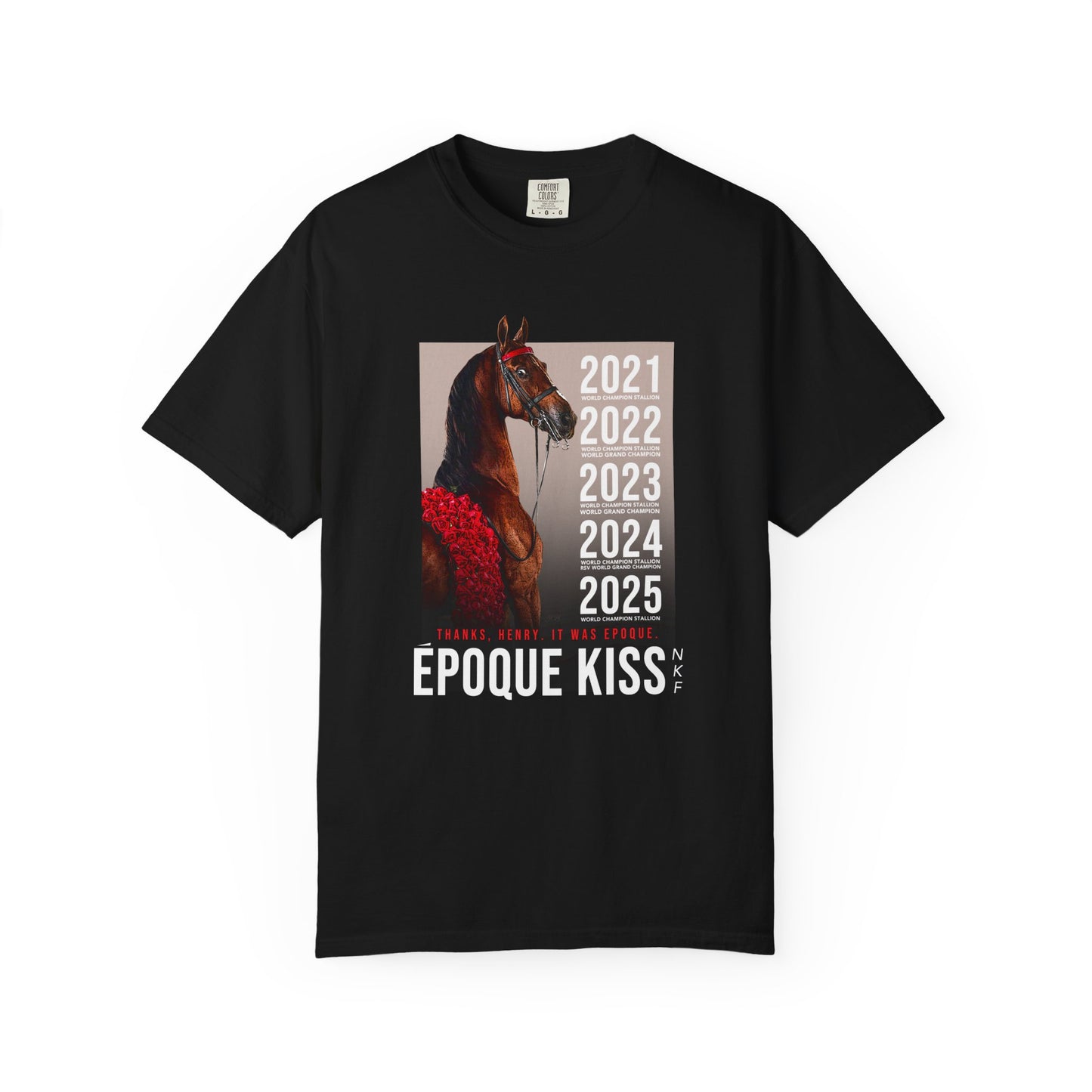 Époque Kiss - Front Design - Comfort Colors Tee