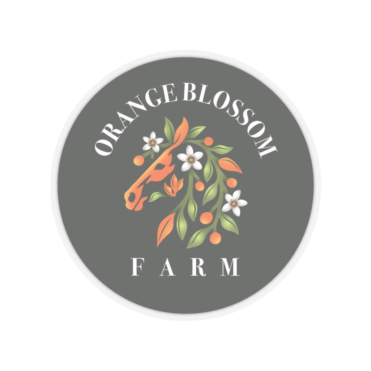 Stickers - 2 sizes, clear or white trim