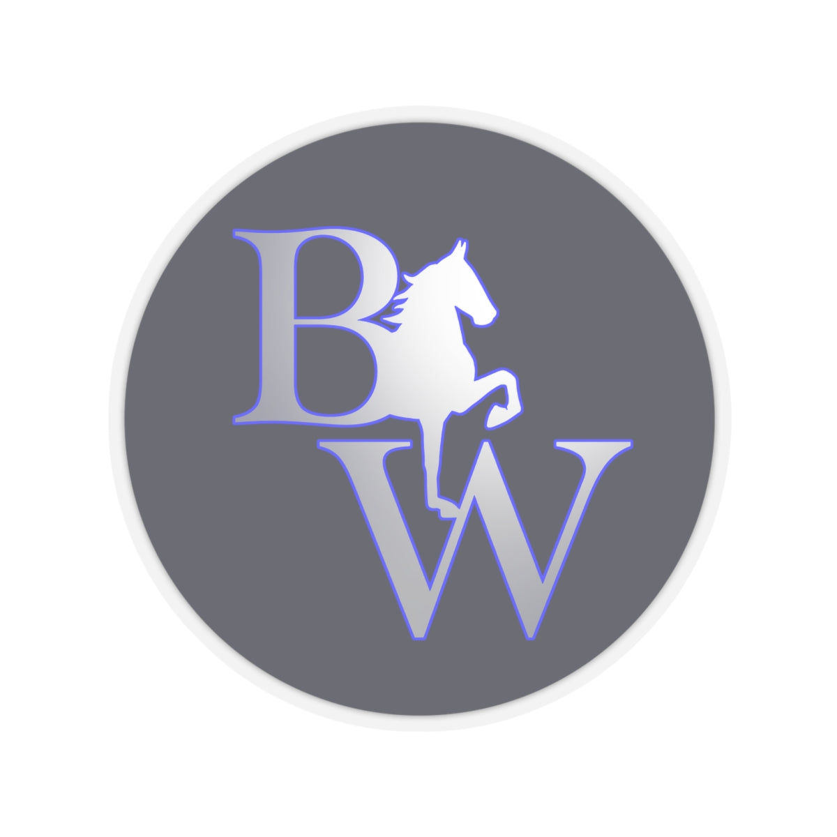 Stickers - 2 sizes, clear or white trim