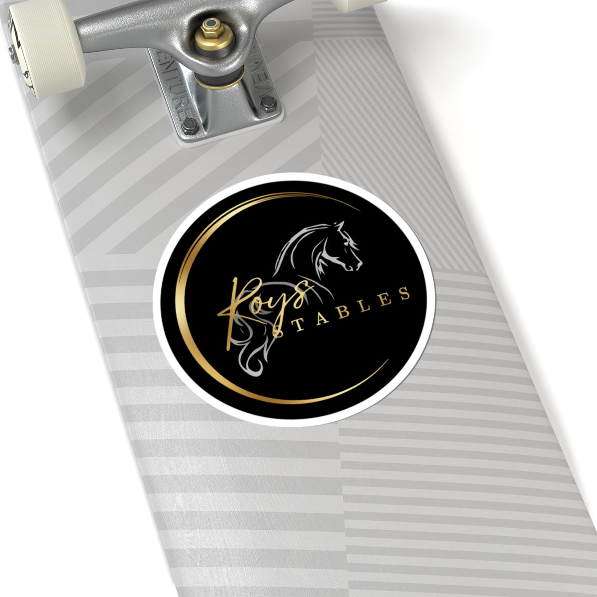 Stickers - 2 sizes, clear or white trim