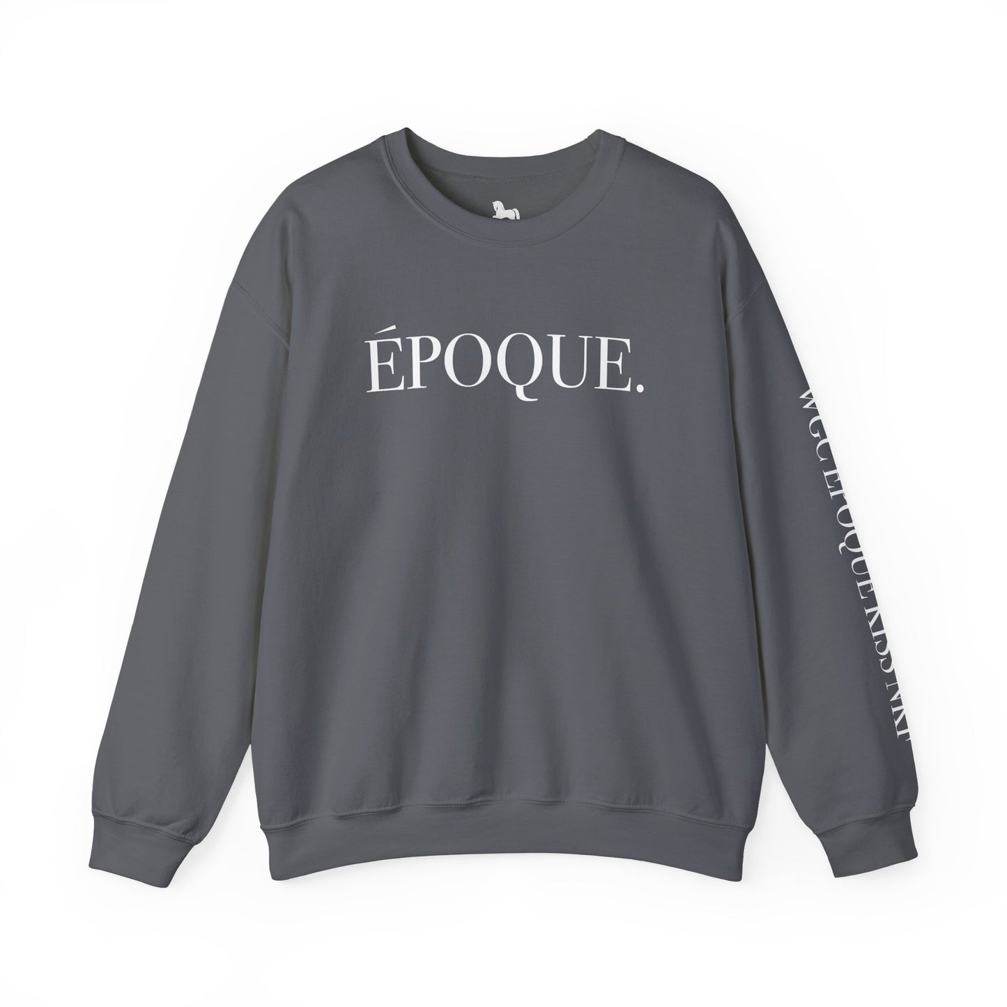 Époque. - Sleeve + Back Design, Unisex Heavy Blend™ Crewneck Sweatshirt