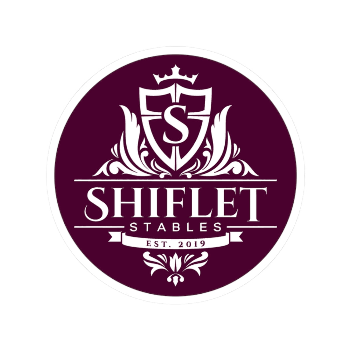 Stickers - 2 sizes, clear or white trim