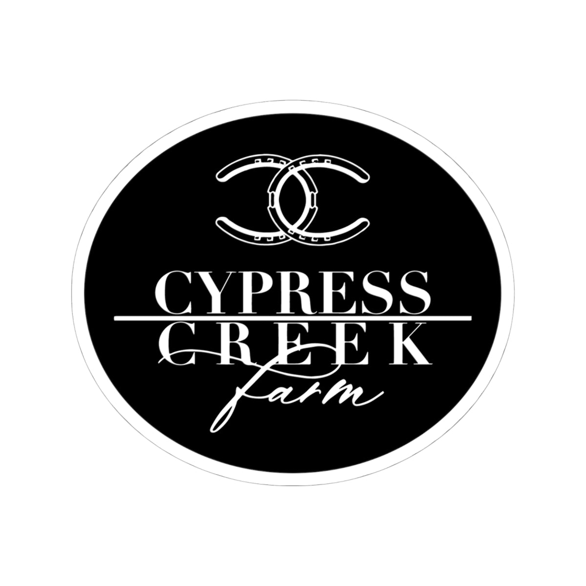 Stickers - 2 sizes, clear or white trim