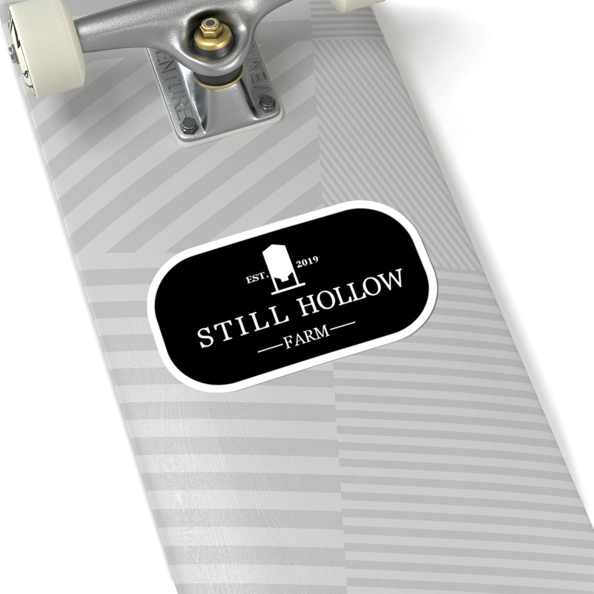 Stickers - 2 sizes, clear or white trim