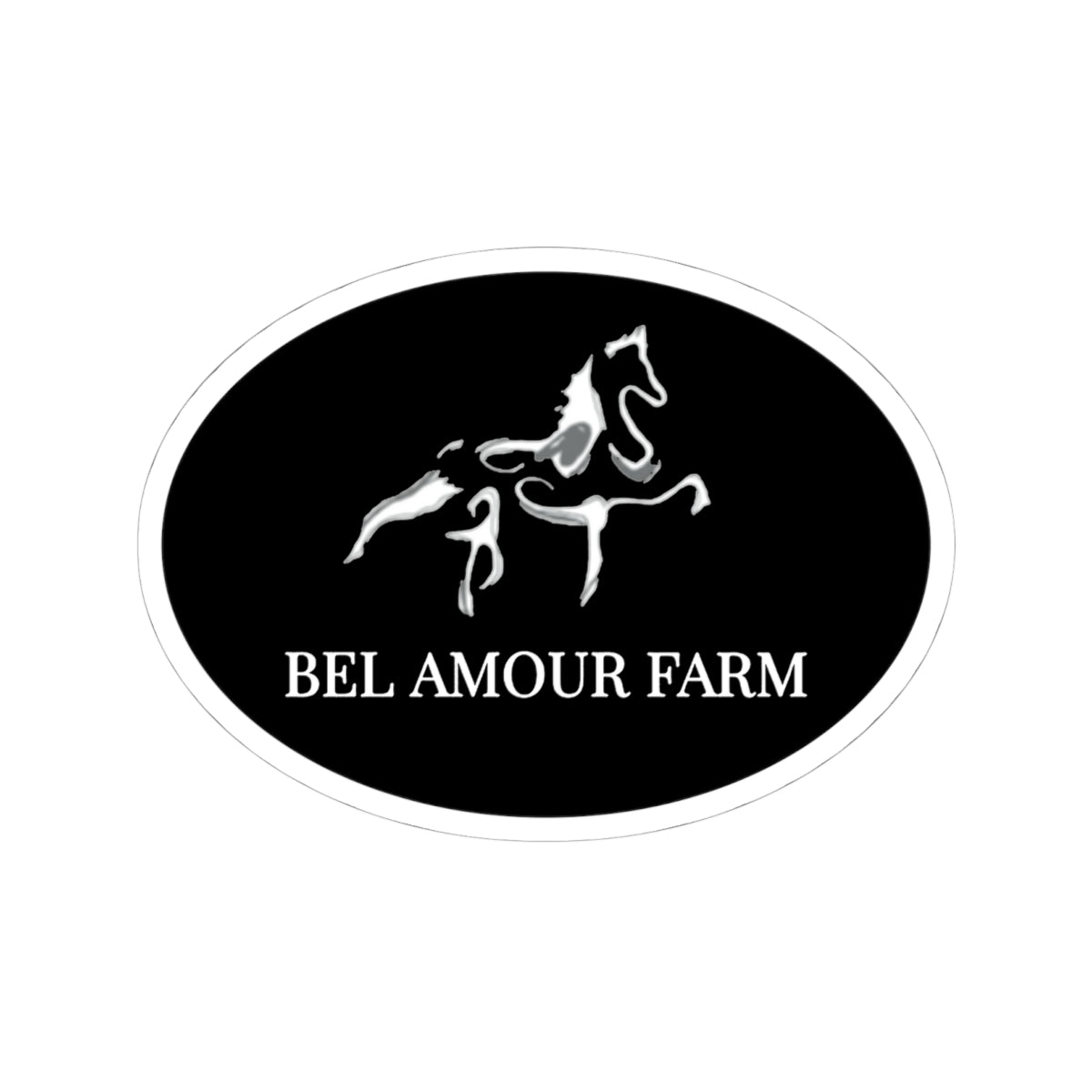 Stickers - 2 sizes, clear or white trim