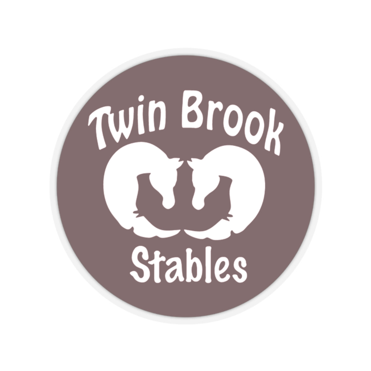 Stickers - 2 sizes, clear or white trim