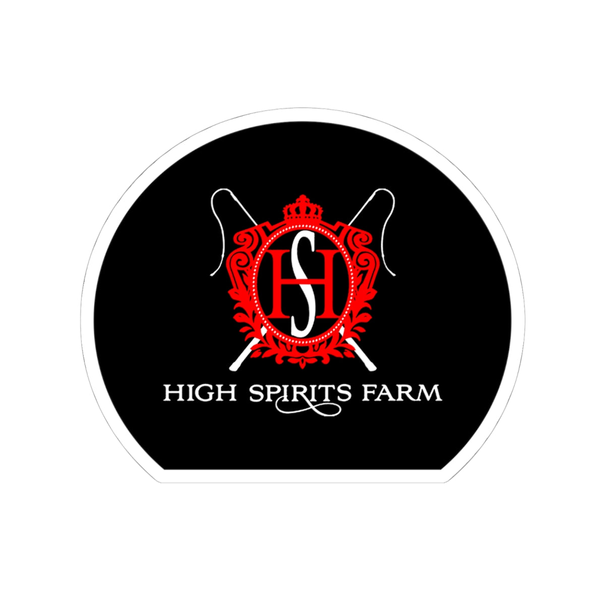 Stickers - 2 sizes, clear or white trim