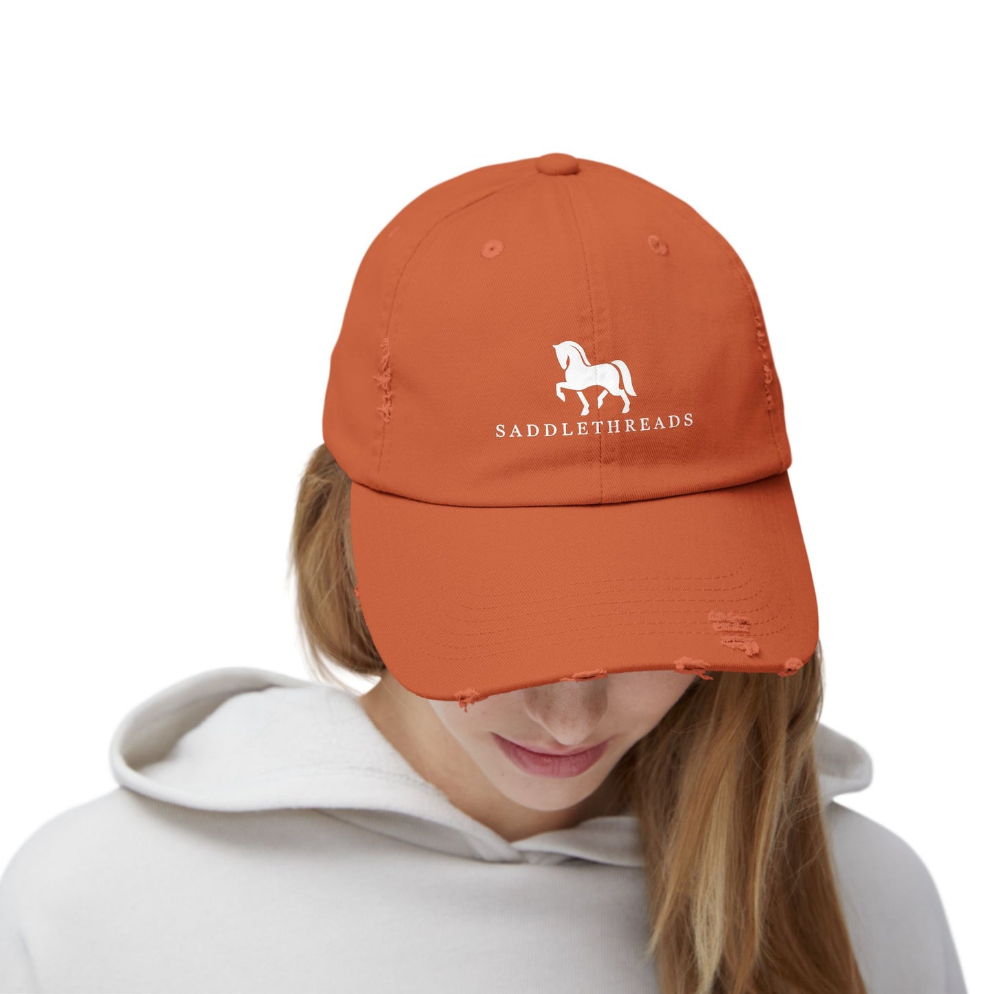 Distressed Cotton Cap