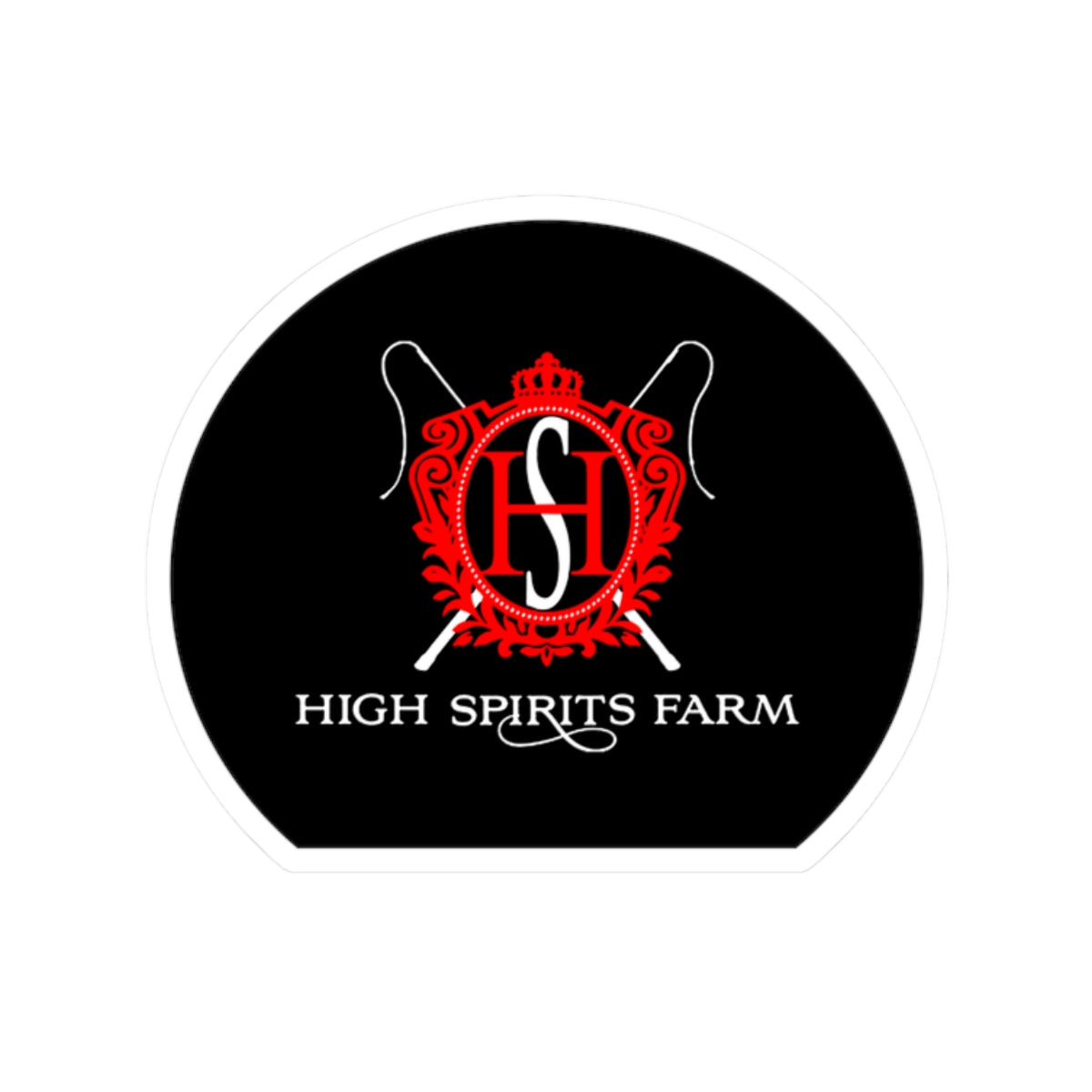 Stickers - 2 sizes, clear or white trim