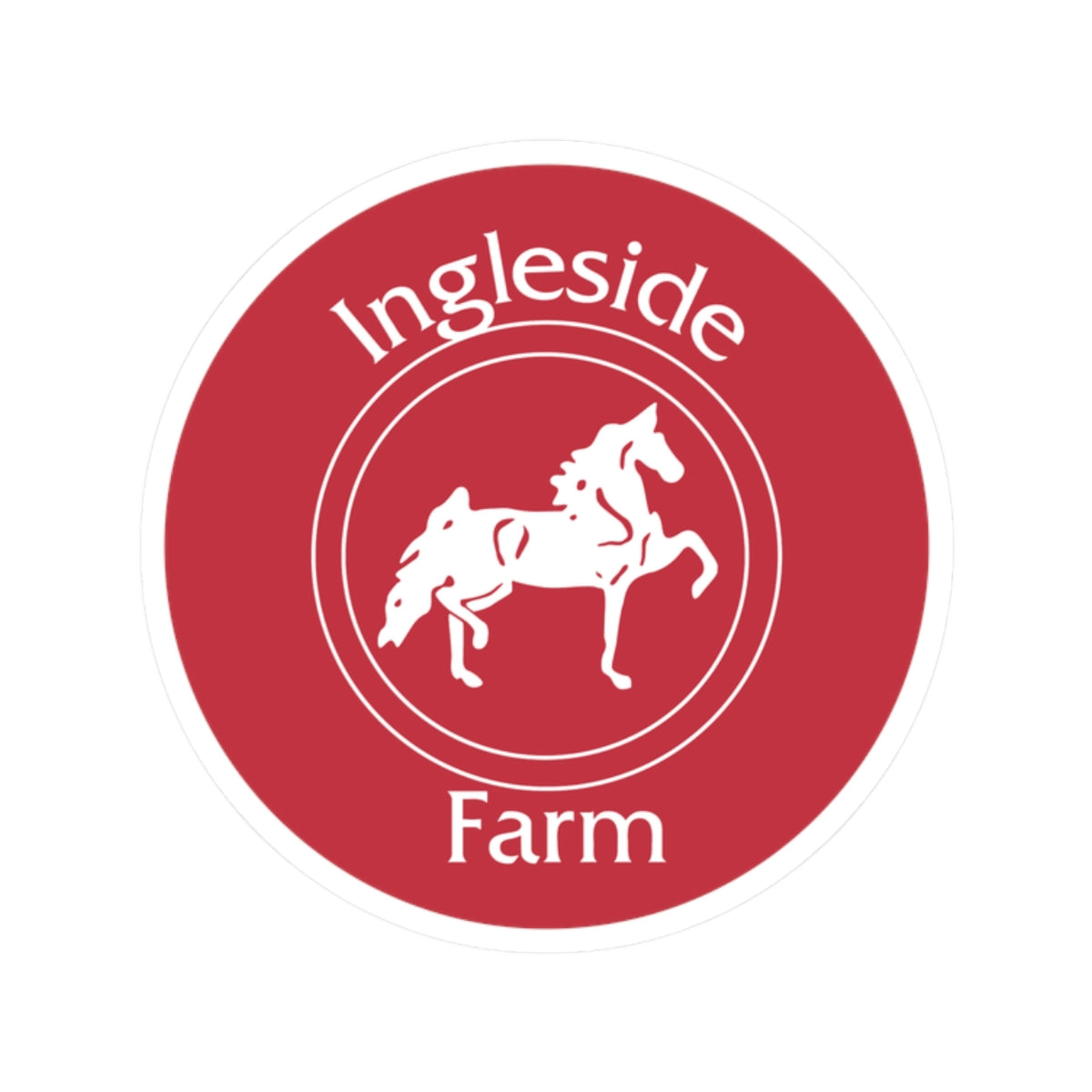 Stickers - 2 sizes, clear or white trim