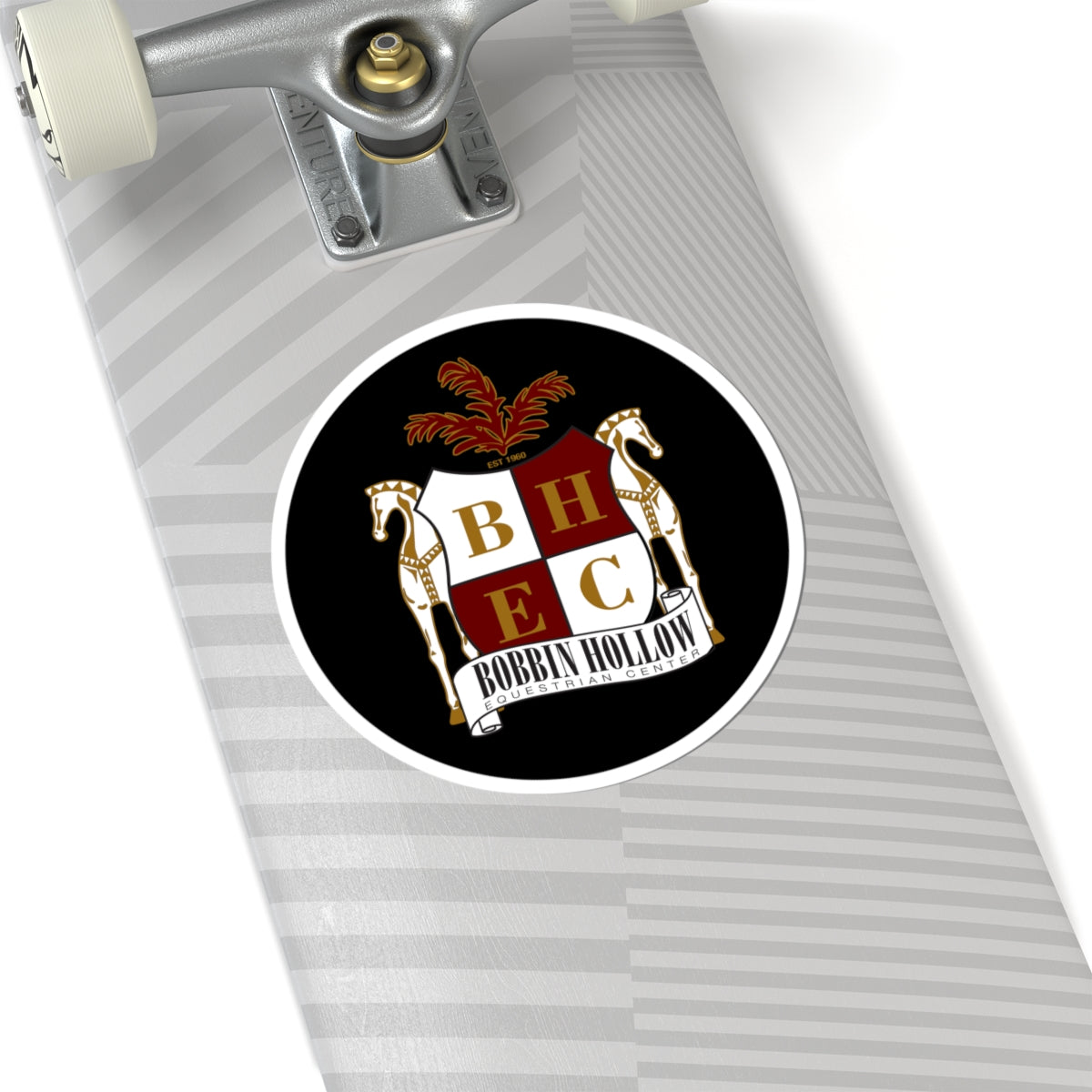 Stickers - 2 sizes, clear or white trim