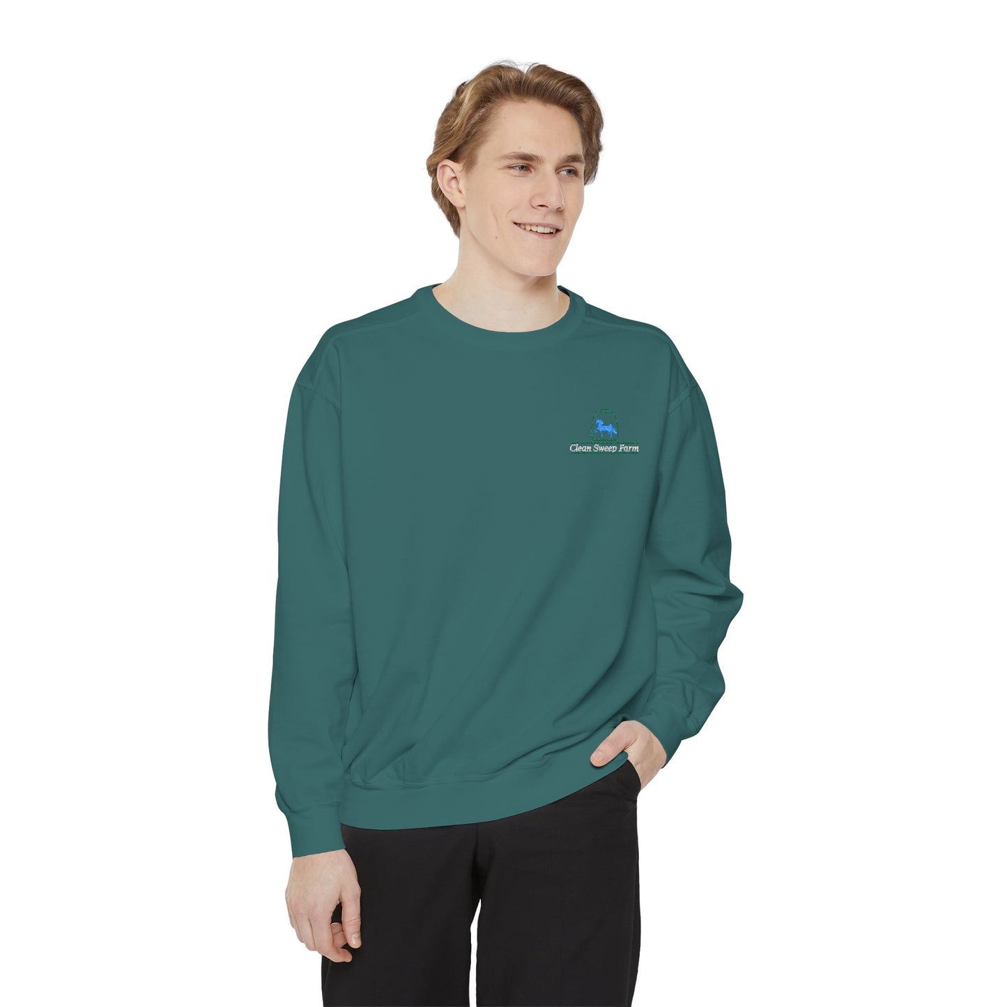 Comfort Colors Embroidered Sweatshirt