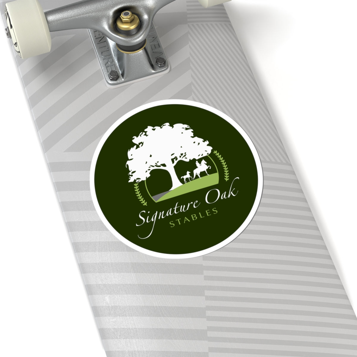 Stickers - 2 sizes, clear or white trim