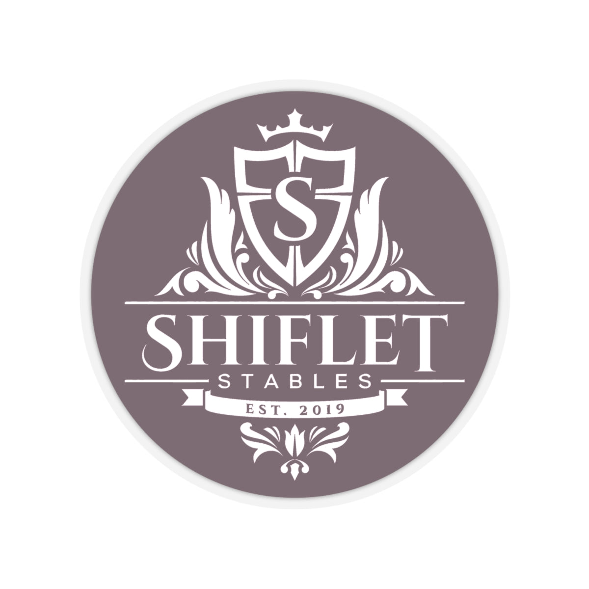 Stickers - 2 sizes, clear or white trim