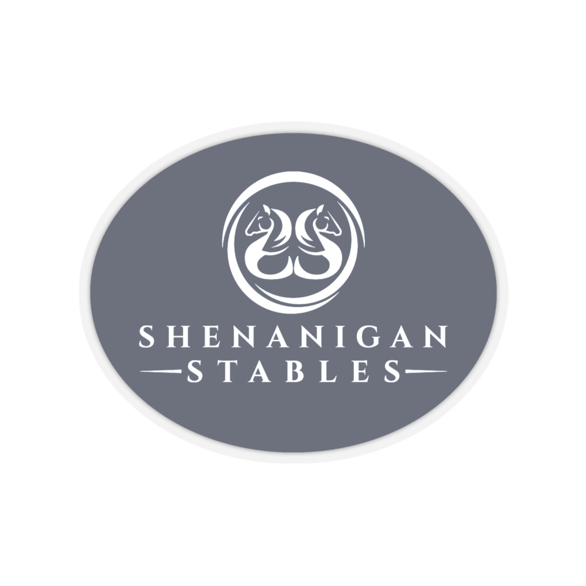 Stickers - 2 sizes, clear or white trim