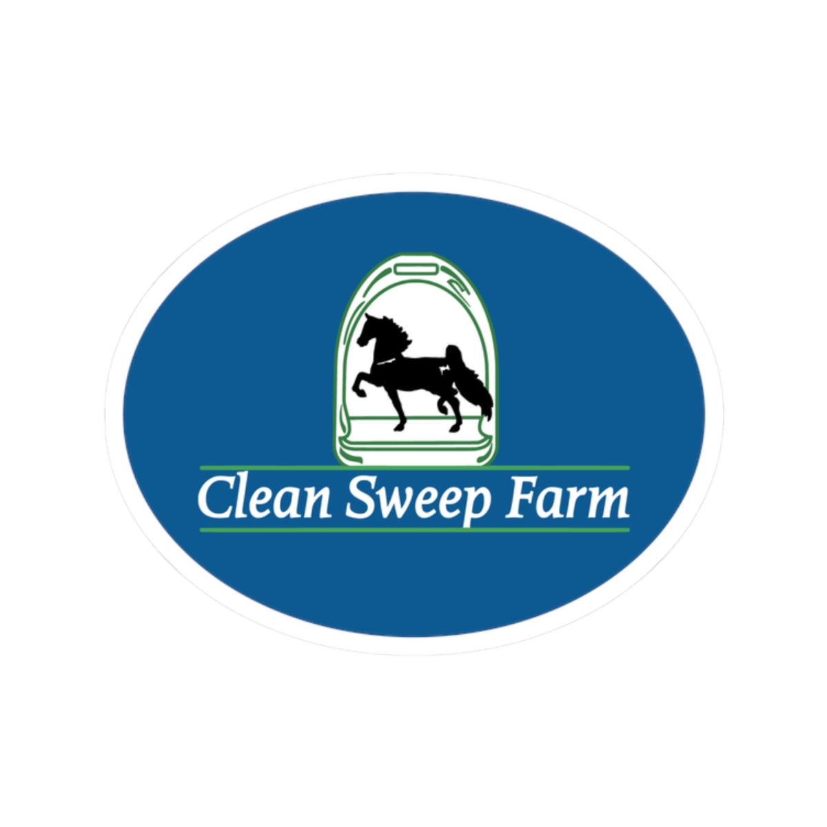 Stickers - 2 sizes, clear or white trim