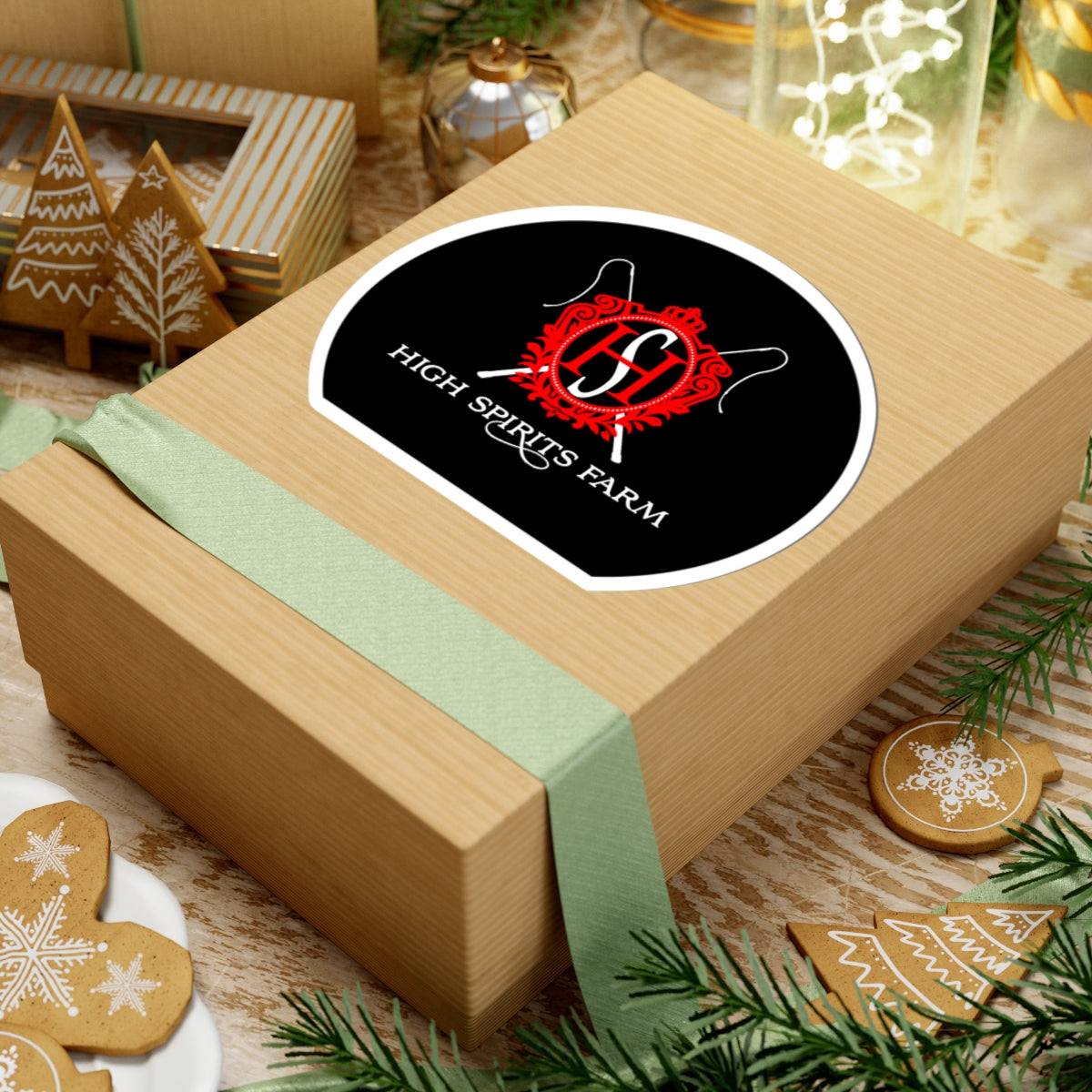 Stickers - 2 sizes, clear or white trim