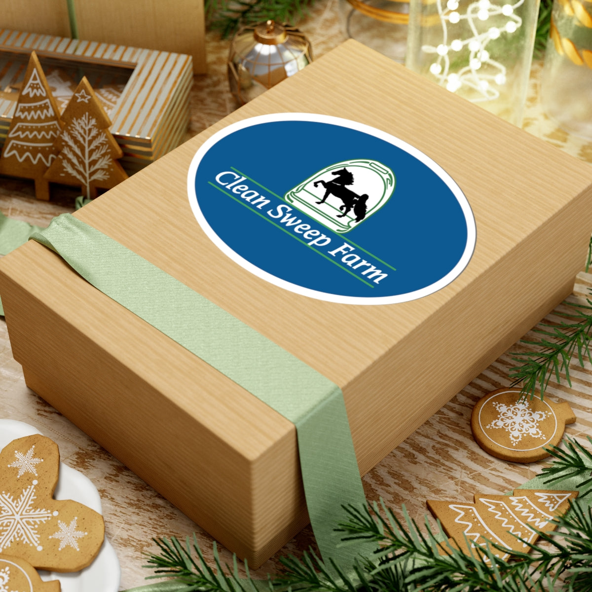 Stickers - 2 sizes, clear or white trim