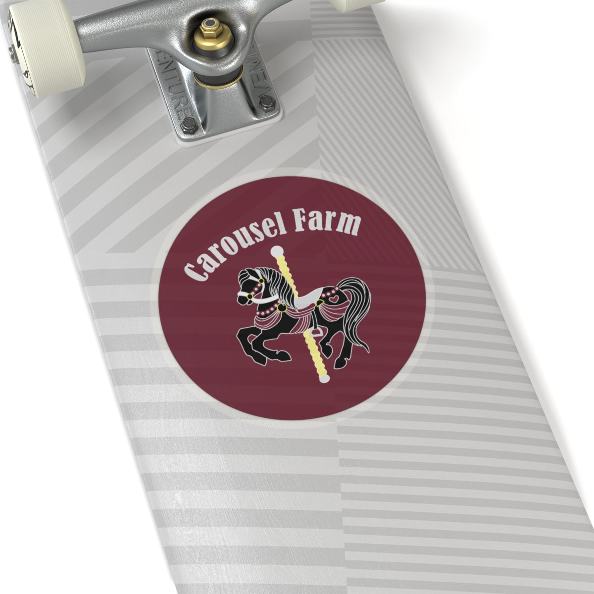 Stickers - 2 sizes, clear or white trim