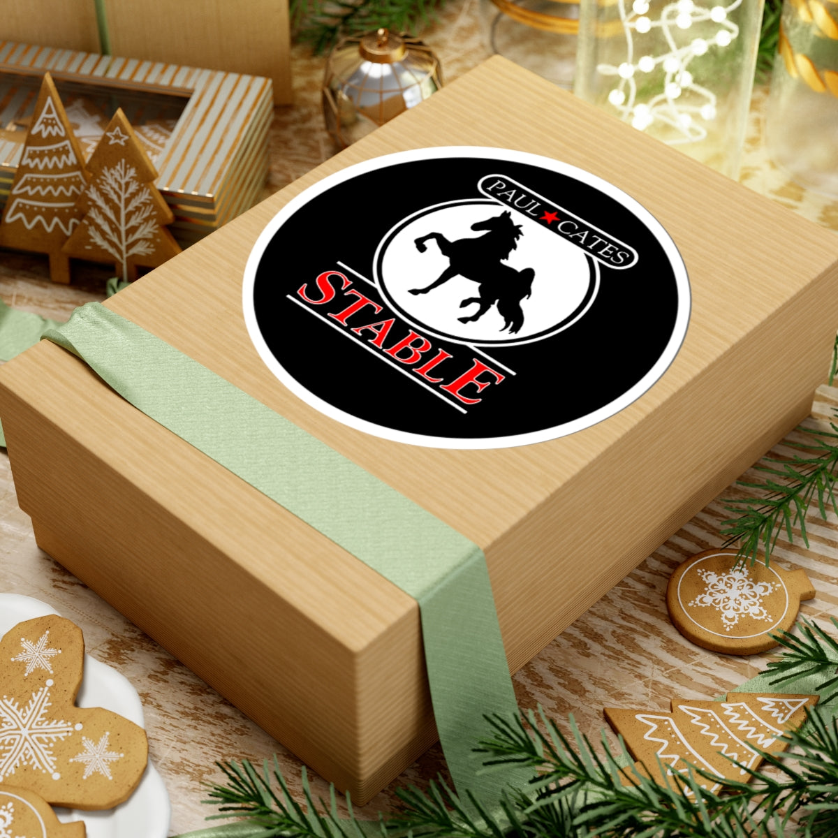 Stickers - 2 sizes, clear or white trim