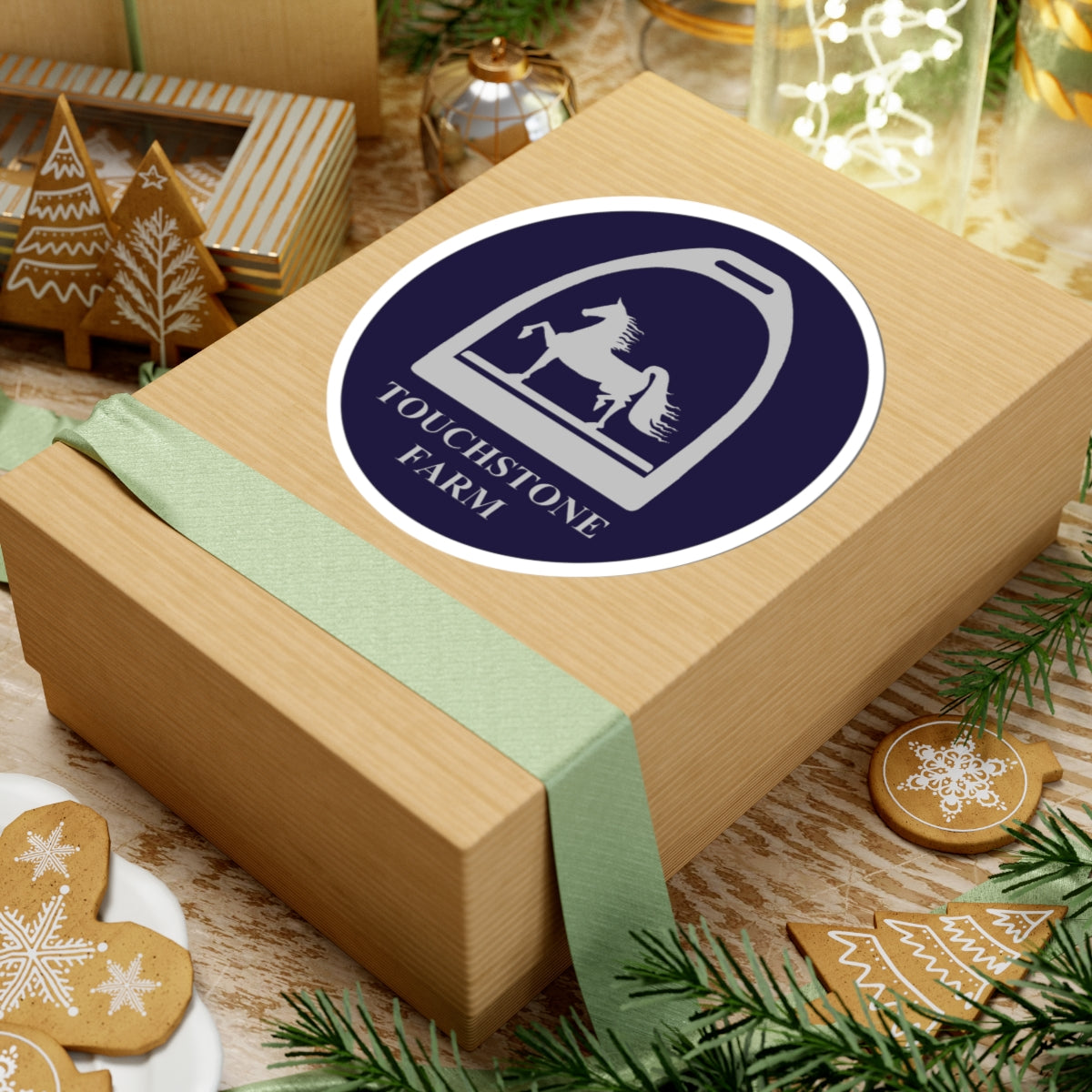 Stickers - 2 sizes, clear or white trim