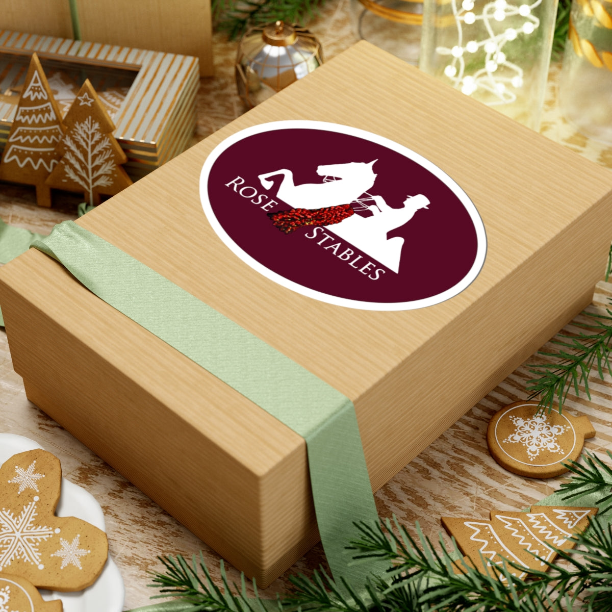 Stickers - 2 sizes, clear or white trim