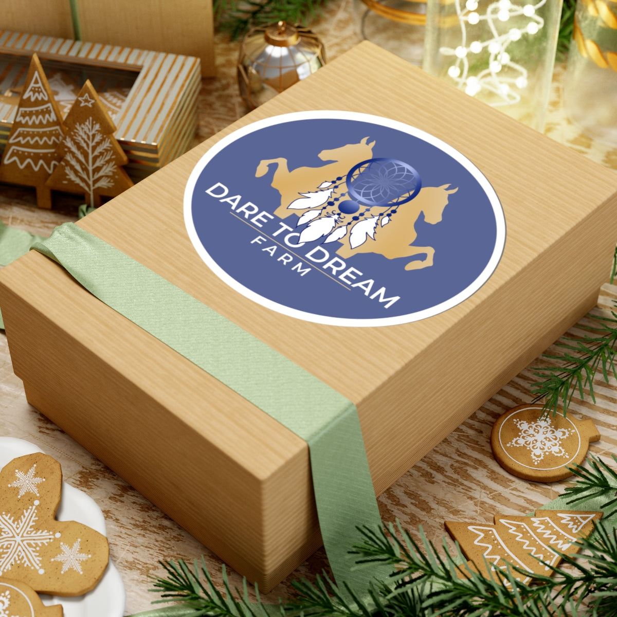 Stickers - 2 sizes, clear or white trim