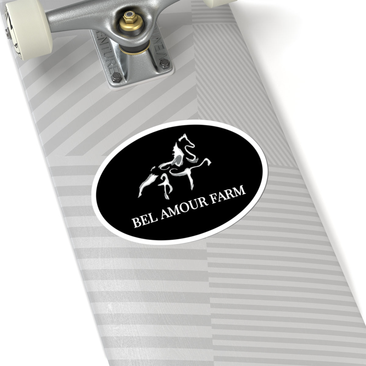 Stickers - 2 sizes, clear or white trim