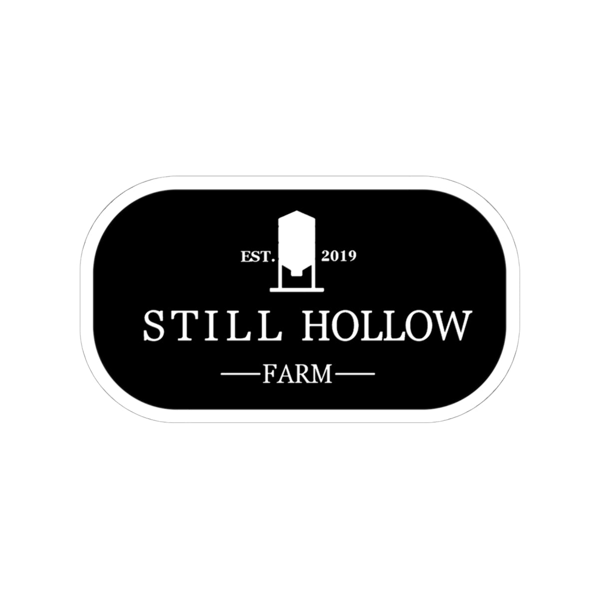 Stickers - 2 sizes, clear or white trim