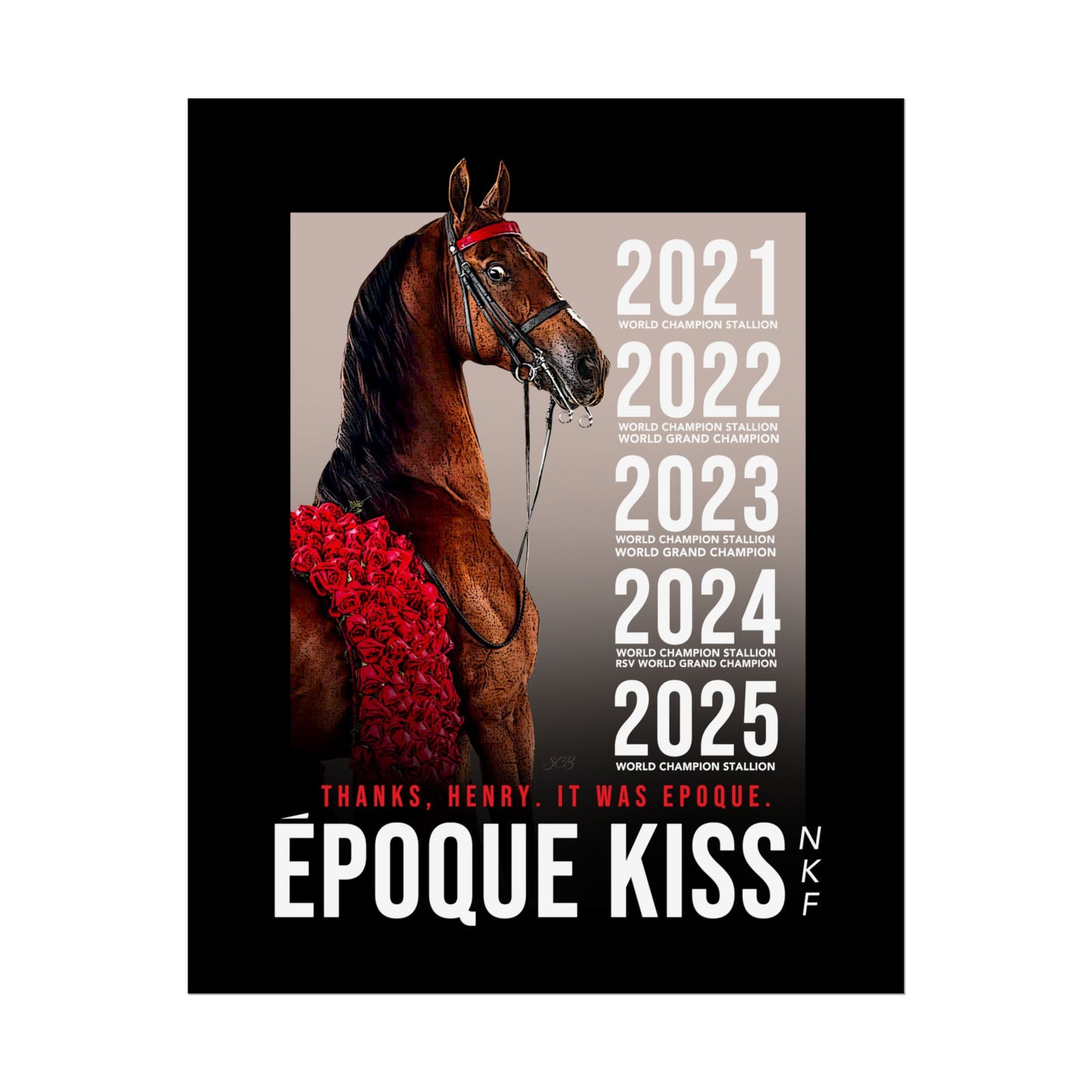 Époque Kiss NKF - Rolled Poster - 2 Sizes