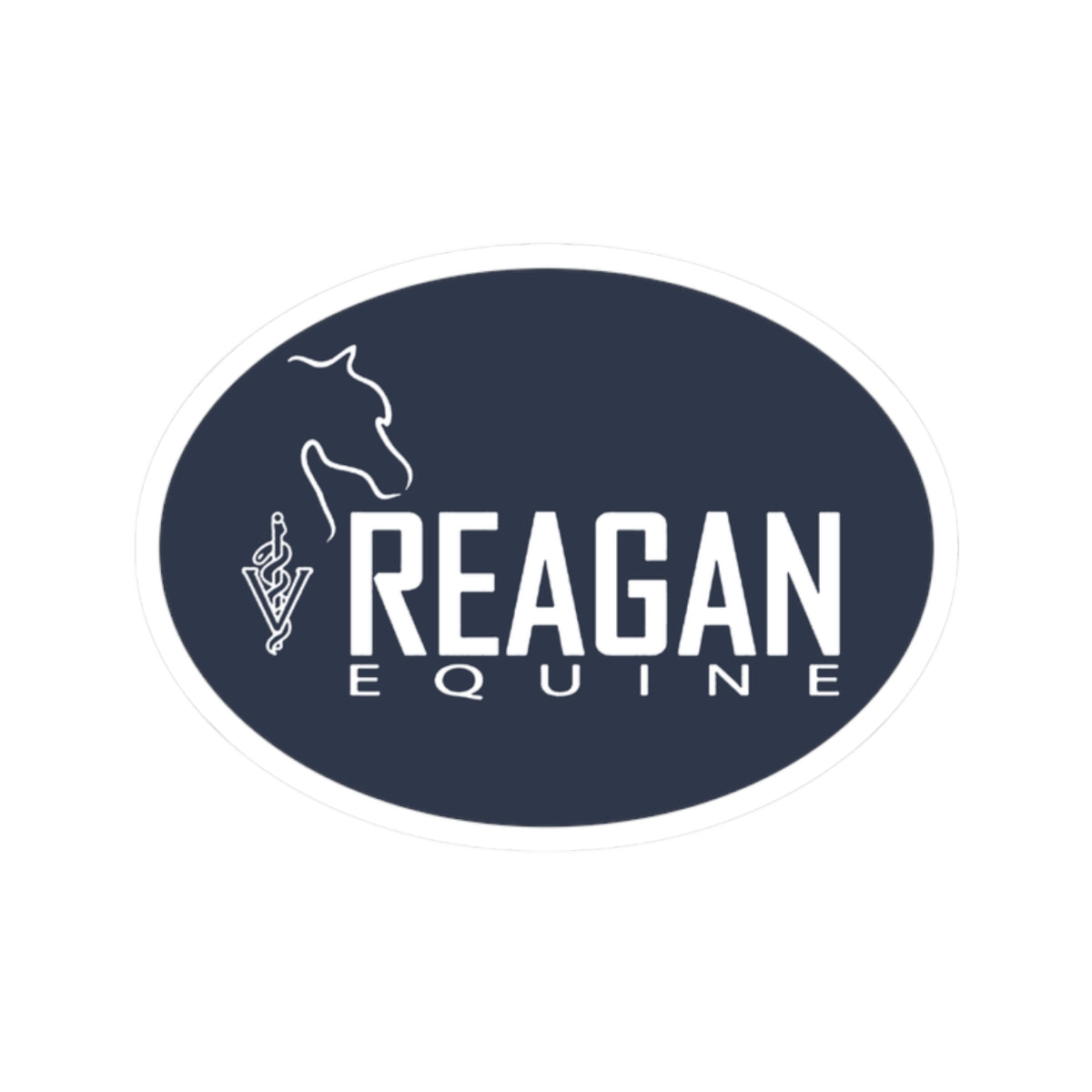 Stickers - 2 sizes, clear or white trim