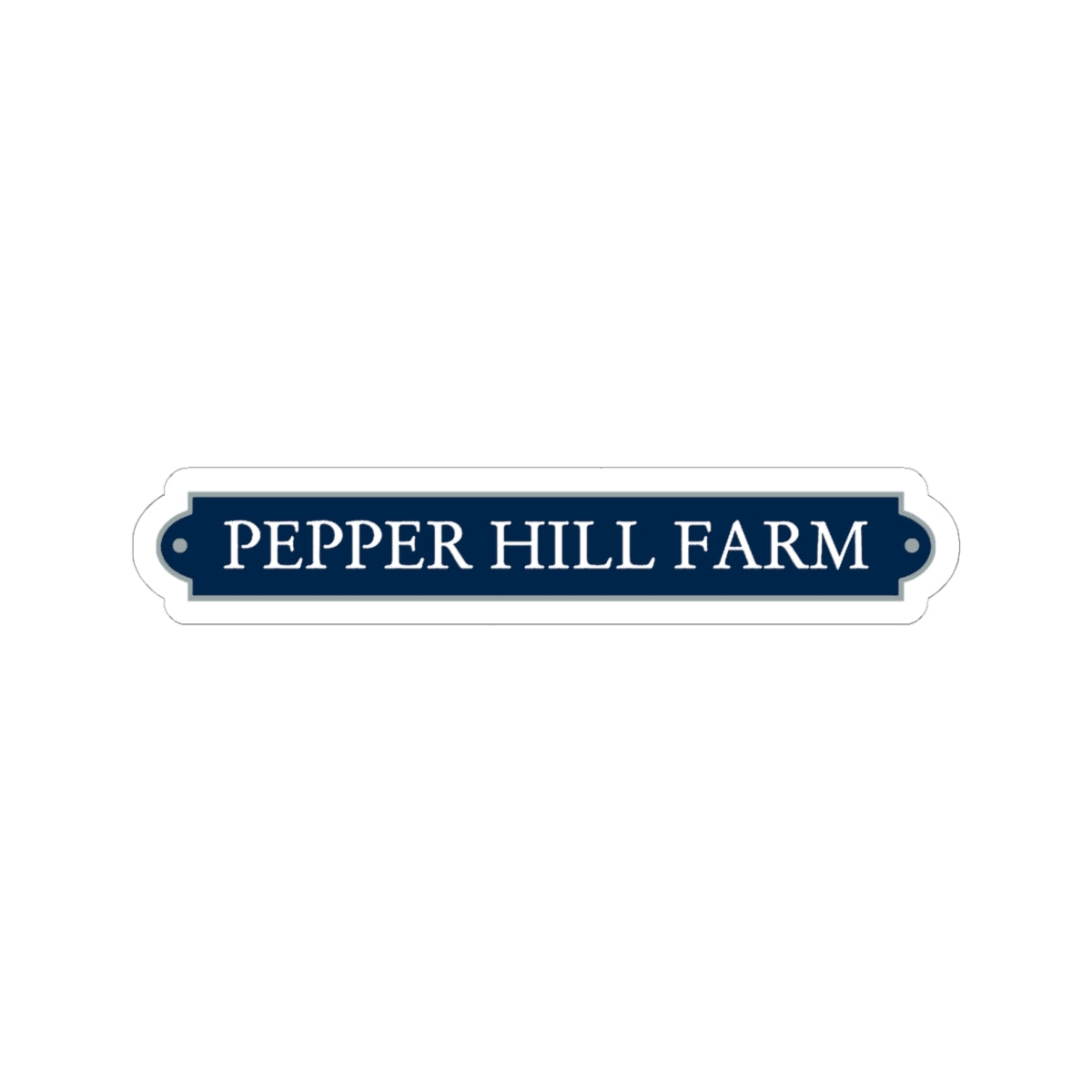 Stickers - 2 sizes, clear or white trim
