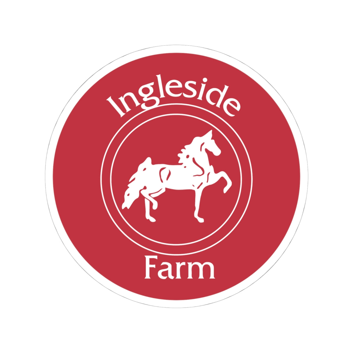 Stickers - 2 sizes, clear or white trim