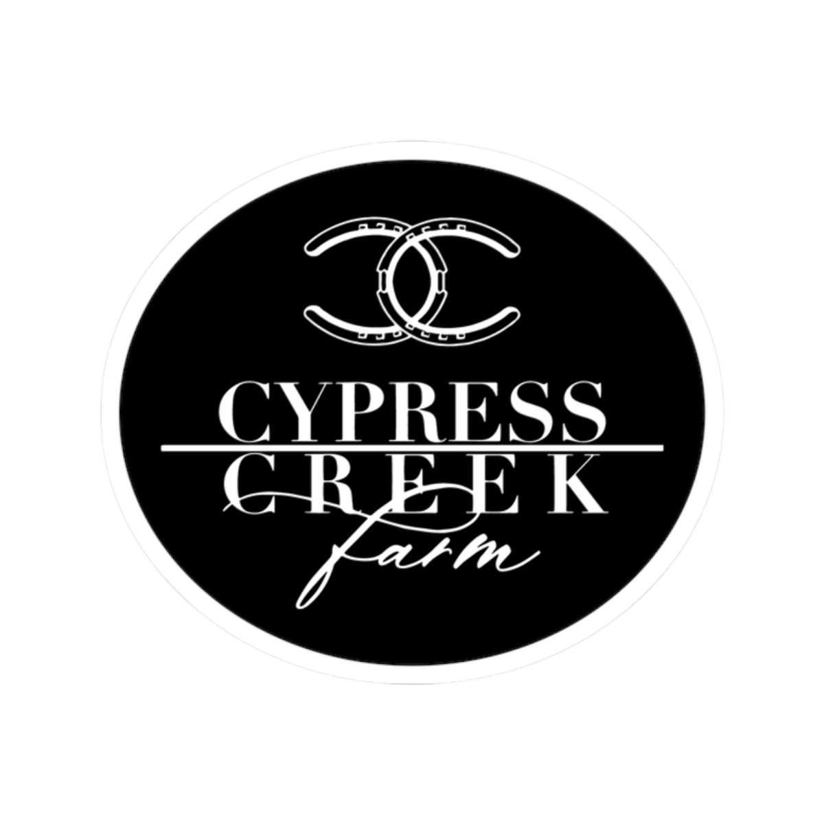 Stickers - 2 sizes, clear or white trim