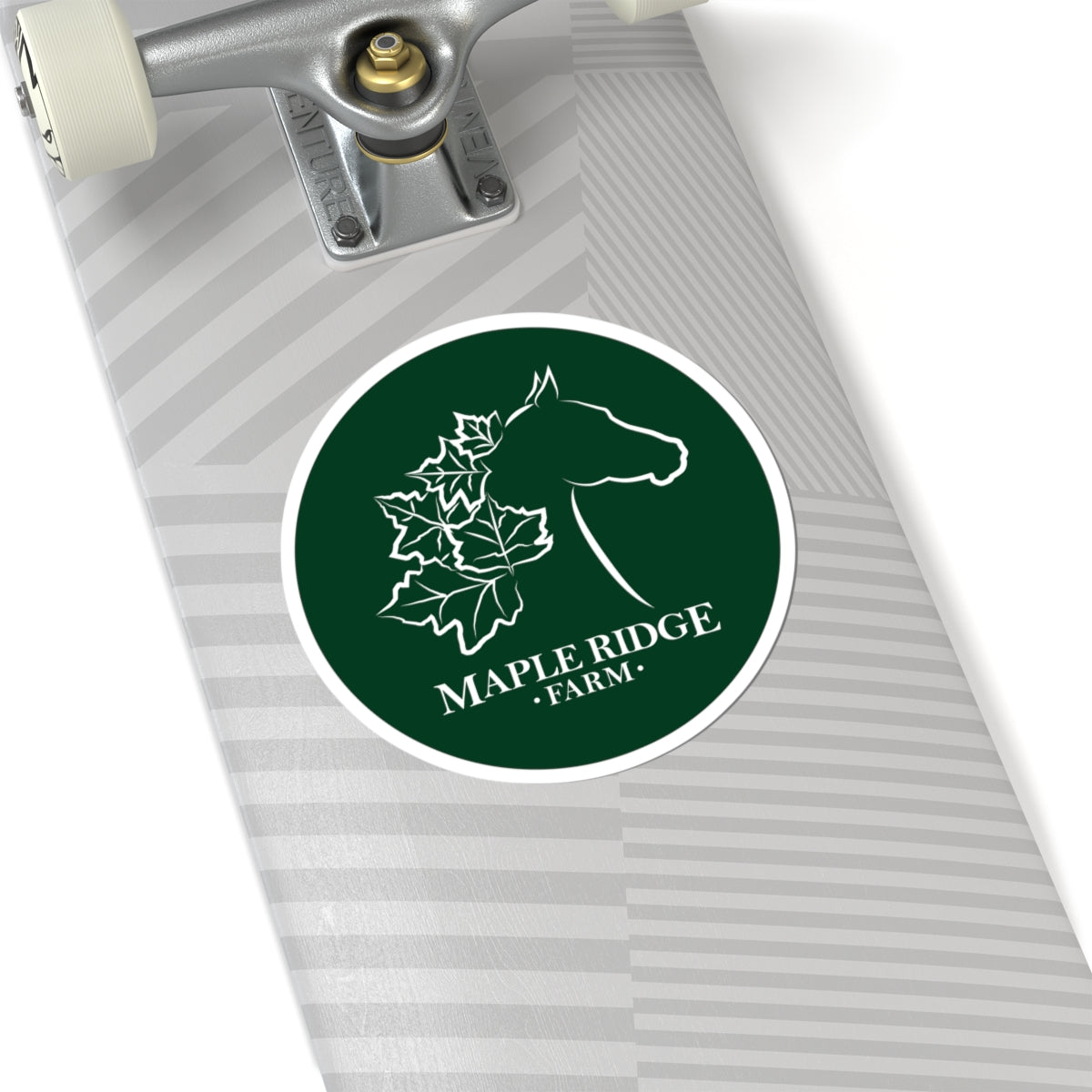 Stickers - 2 sizes, clear or white trim