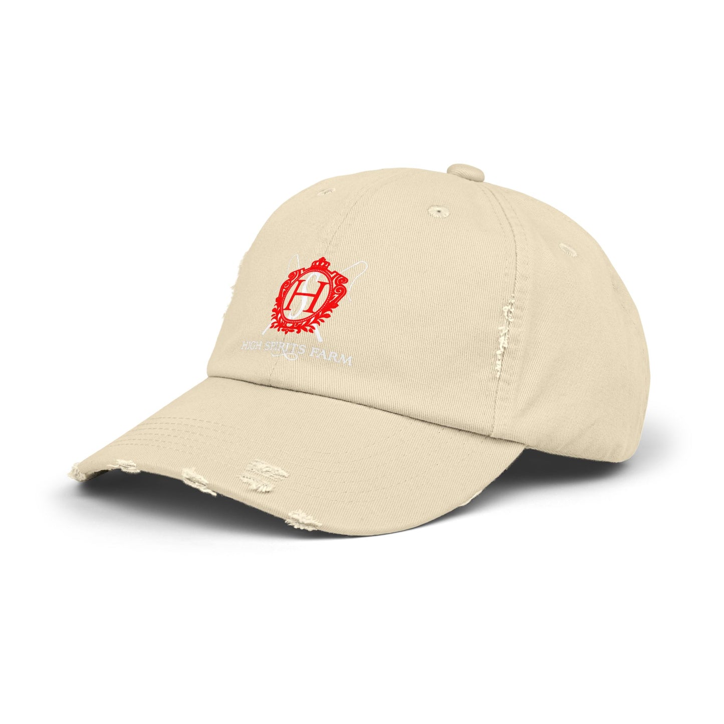 Distressed Cotton Cap