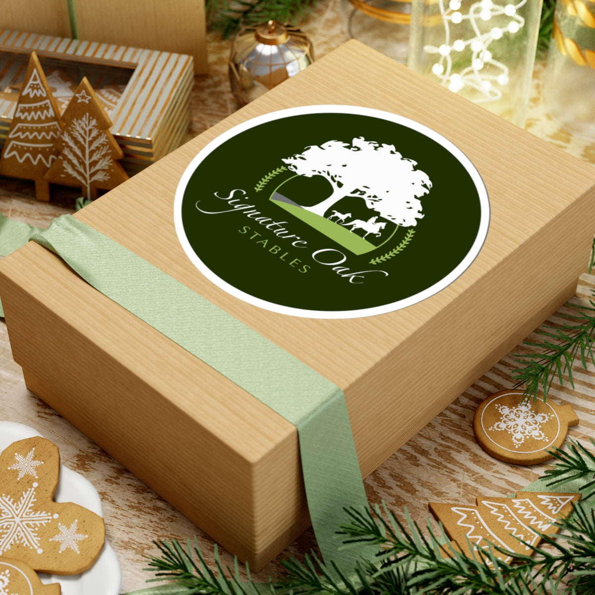 Stickers - 2 sizes, clear or white trim