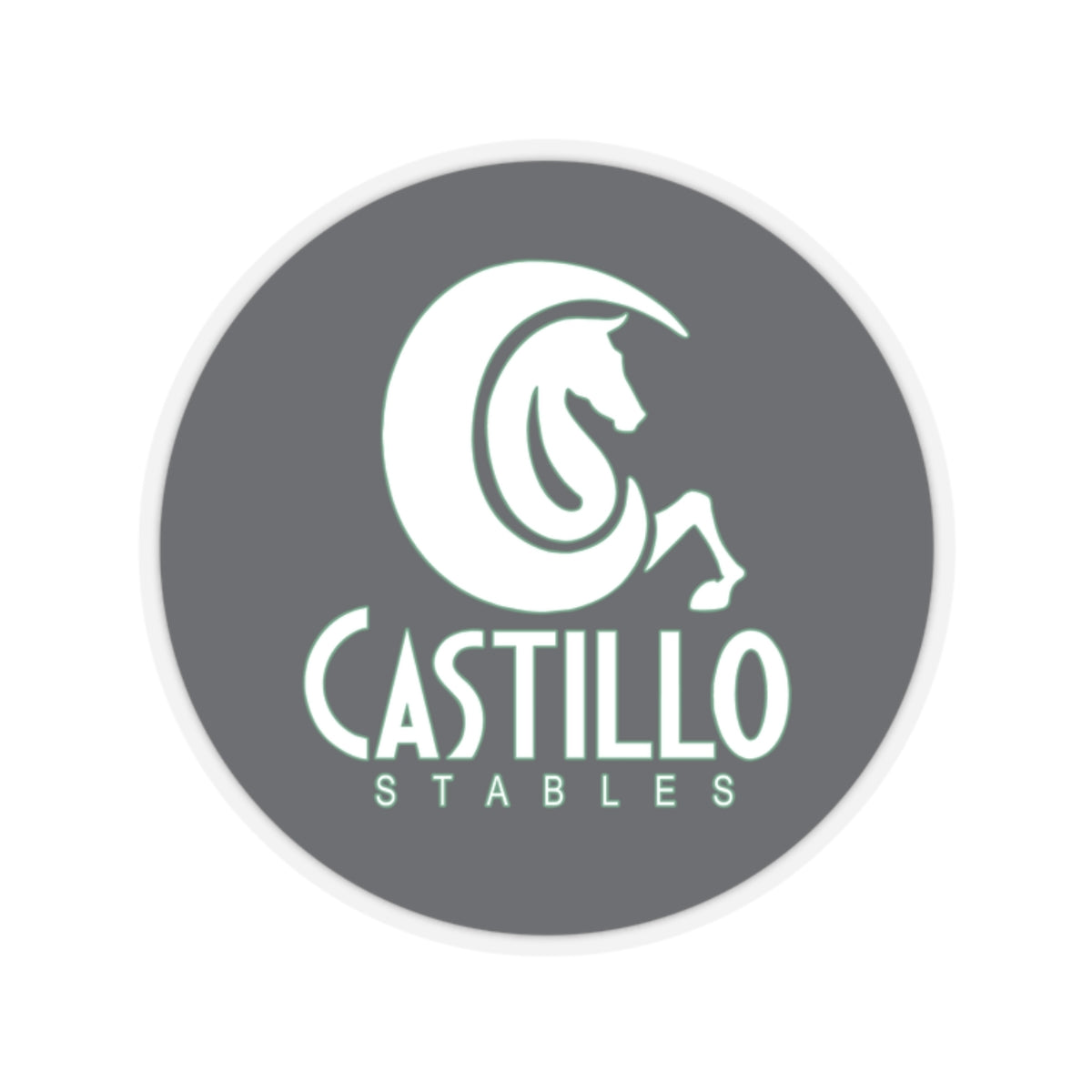 Stickers - 2 sizes, clear or white trim