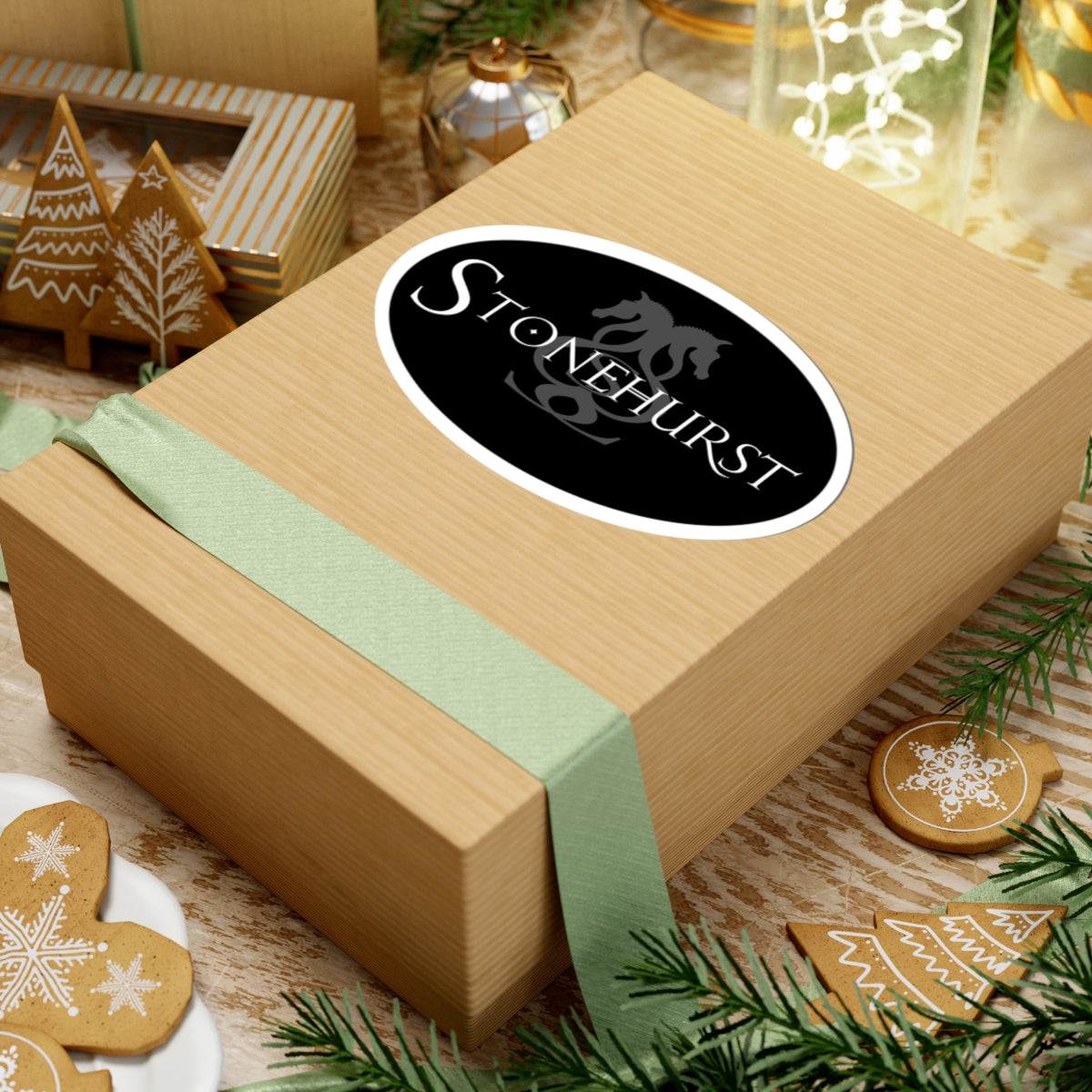 Stickers - 2 sizes, clear or white trim