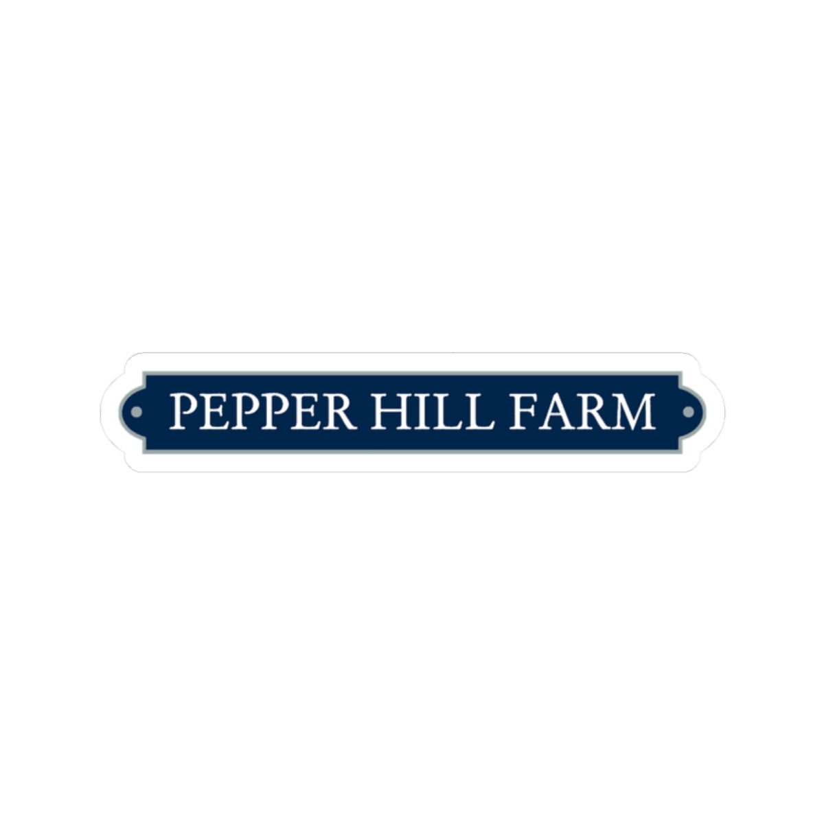 Stickers - 2 sizes, clear or white trim